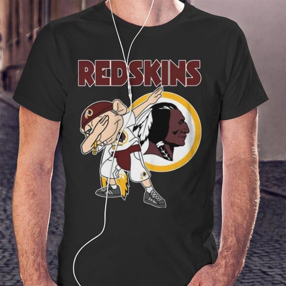 Jeffy Dabbing Washington Redskins NFL Football Team Graphic Meme T-Shirt 140 - Picture 1 of 5